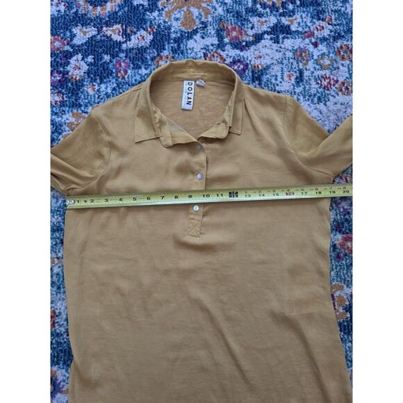 Anthropologie Dolan Left Coast Collection Steinbeck Tunic Top Mustard XS - Picture 4 of 6